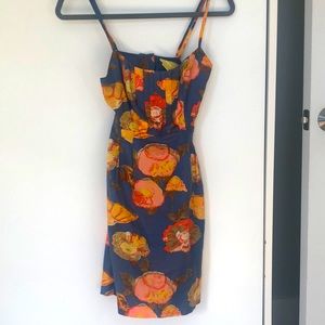 Silk floral Maeve dress